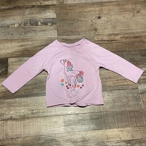 Garanimals Lavender Unicorn Long Sleeve Tee